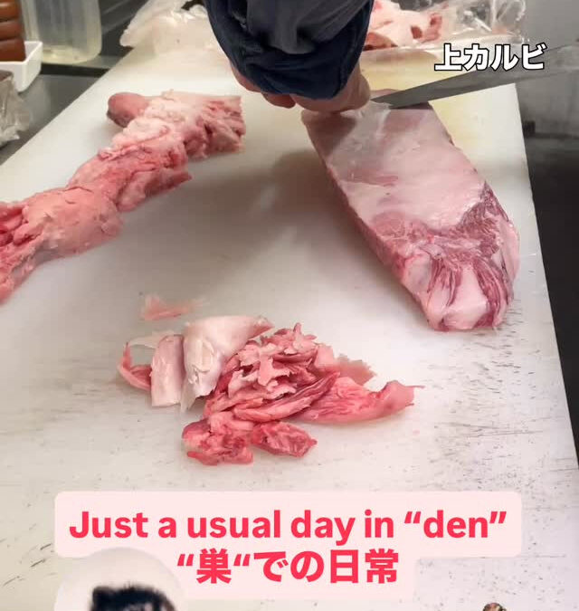 穴ぐらで焼肉も悪くない